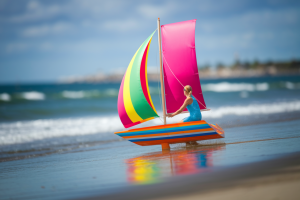 char-a-voile-personne-plage-voiles