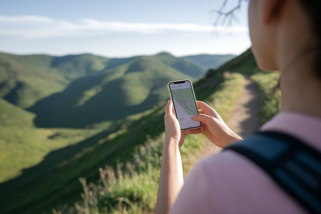 randonneur-dos-smartphone-collines-vertes