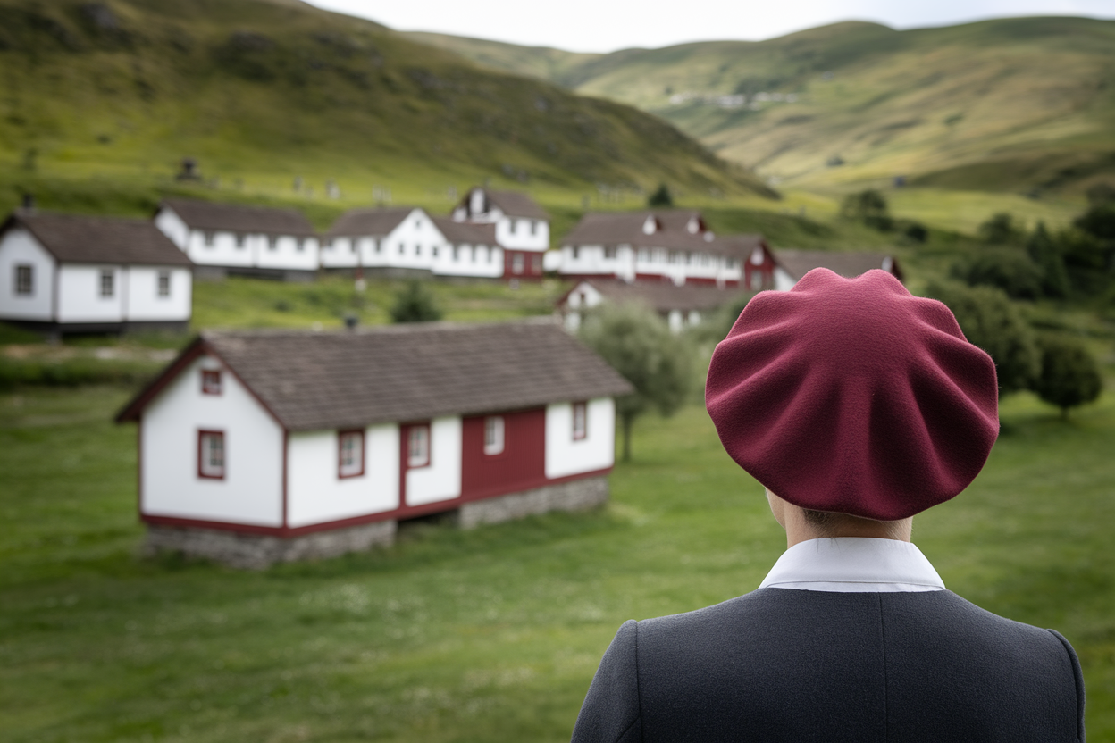 personne-dos-beret-village-basque