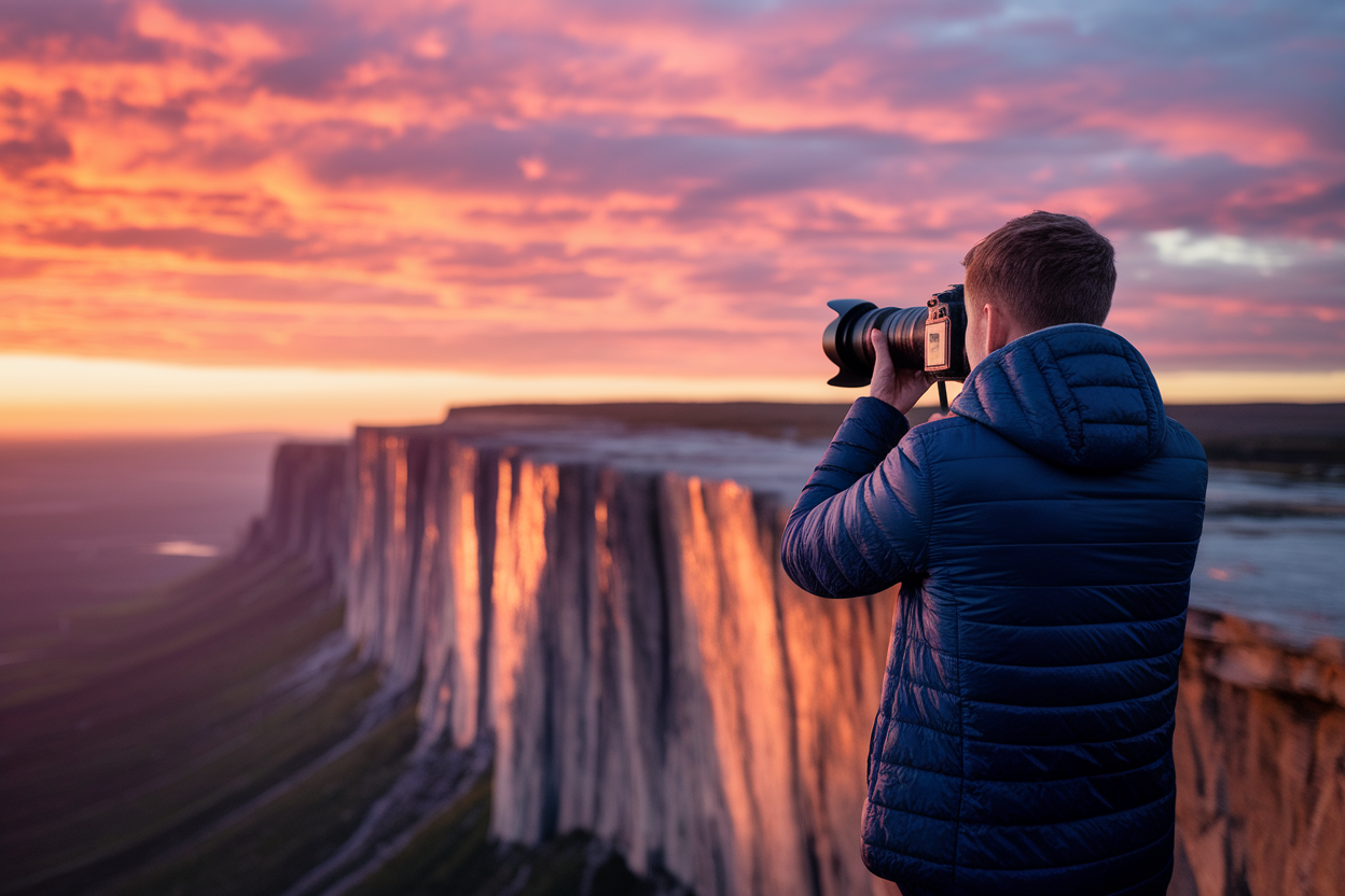 photographe-falaise-coucher-soleil