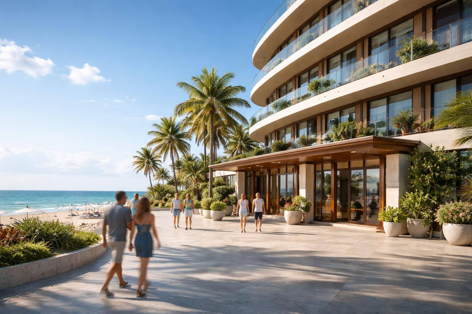 hotel-elegant-facade-plage-soleil
