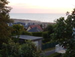 Vue sur mer depuis l'une des chambres à l'étage