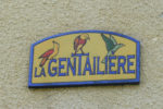 Détail de la plaque "La Gentailière"